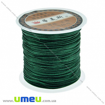 Нейлоновый шнур, 1 мм, Изумрудный(LEN-003380)