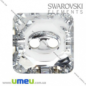 [Архів] Гудзик Swarovski 3017 Crystal, 14х14 мм, Квадратний (PUG-005511)
