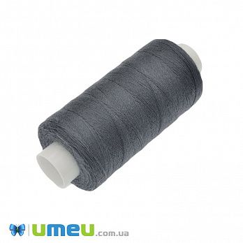 Нить полиэстеровая KIWI №40/2, col.346, Серая темная, 366 м (MUL-046776)