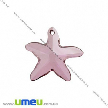 [Архів] Підвіска Swarovski 6721 Antique Pink, 17х16 мм, Морська зірка (POD-005631)