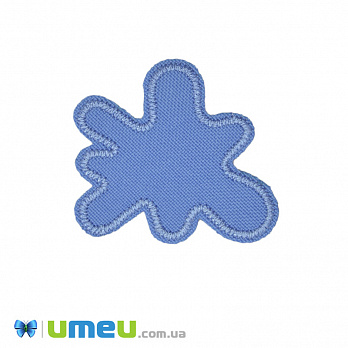 Термоаплікація Клякса, 4,5х4 см, Блакитна (APL-042381)