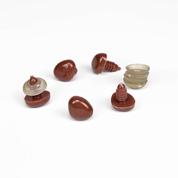 Носик зі штифтом (з заглушкою), 15х12 мм, Коричневий (DIF-056623)