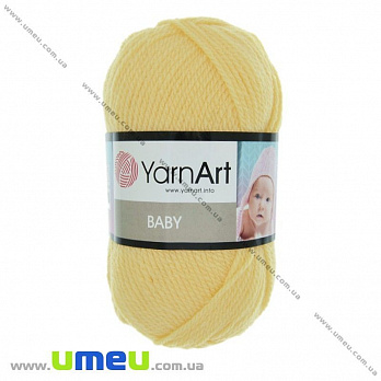 Пряжа YarnArt Baby 50 г, 150 м, Жовта 315 (YAR-025248)