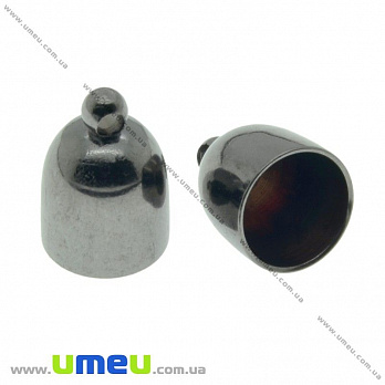 Ковпачок металевий, 14х10 мм, Чорний (OBN-020340)