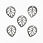 /p61328-podveski-iz-nerzh-stali-listiki-13x10-5-mm/