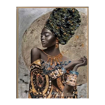 Набір алмазного живопису (полотно і тримач) 50х40 см, Королева Зема (SXM-061526)