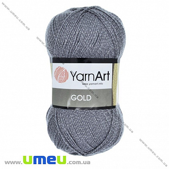 Пряжа YarnArt Gold 100 г, 400 м, Сіра 9044 (YAR-025460)
