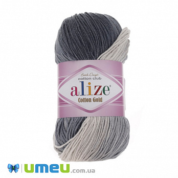 Пряжа Alize Cotton Gold Batik 100 г, 330 м, Серая 2905 (YAR-039812)