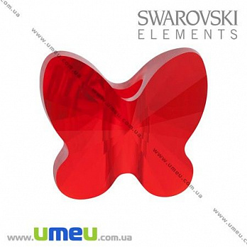 [Архів] Намистина Swarovski 5457 Light Siam, 6x6 мм, Метелик (BUS-005382)