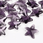 Підвіска скляна Зірка, 15х14х7 мм, Фіолетова (POD-054601)