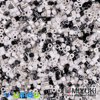 Бісер японський Miyuki Delica 15/0 DBSmix02, Різнокольоровий (BIS-049721)