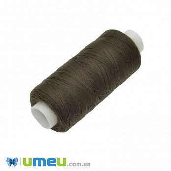 Нитка поліестерова KIWI №40/2, col.494, Коричнева темна, 366 м (MUL-046806)