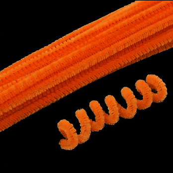 Синельний дріт, Помаранчевий яскравий, 30 см (DIF-035770)