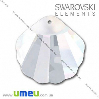 [Архів] Підвіска Swarovski 6723 Crystal, 28х28 мм, Мушля (POD-005663)