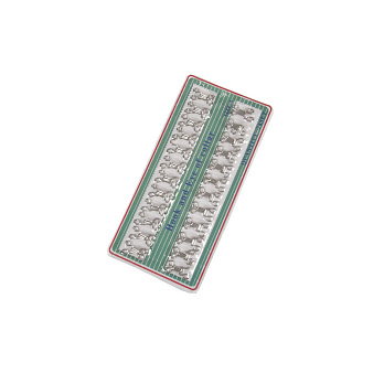 Крючки пришивные металлические, 15 мм, Серебро (SEW-058925)