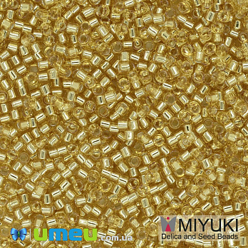 Бісер японський Miyuki Delica 11/0 DB042, Золотистий (BIS-038855)