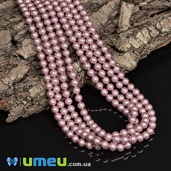 [Архів] Намистина Swarovski 5810 Powder Rose Pearl 352, 6 мм (BUS-040849)