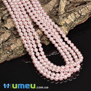 [Архів] Намистина Swarovski 5810 Rosaline Pearl 294, 6 мм (BUS-040850)
