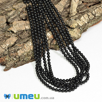 [Архів] Намистина Swarovski 5810 Mystic Black Pearl 335, 4 мм (BUS-040842)