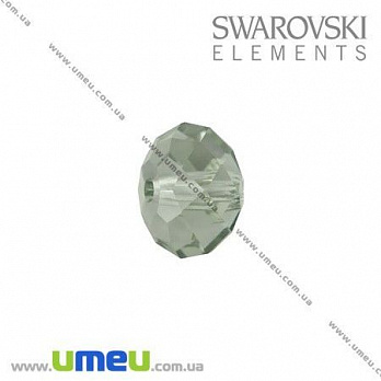 [Архів] Намистина Swarovski 5040 Black Diamond, 6х4 мм, Рондель (BUS-005388)