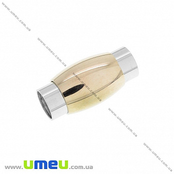 Замок магнітний з нерж. сталі для вклеювання шнура, 20х10 мм (STL-025881)