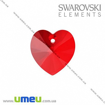 [Архів] Підвіска Swarovski 6202 Light Siam, 10 мм, Серце (POD-003252)