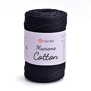 Пряжа YarnArt Macrame Cotton 250 г, 225 м, Чорна 750 (YAR-063077)