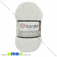 Пряжа YarnArt Alpine Alpaca 150 г, 120 м, Біла 440 (YAR-029619)