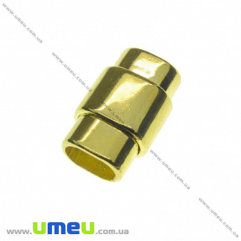 Замок магнітний для вклеювання шнура, Золото, 24х15 мм (ZAM-013562)