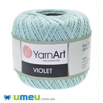 Пряжа YarnArt Violet 50 г, 282 м, Мятная светлая 4939 (YAR-044200)