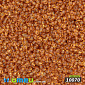 Бісер чеський 12/0, №10070, Бурштиновий, Прозорий (BIS-017010)