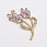 /p62443-podveska-koloski-rozovie-strazi-steklyannie-37x22-mm/