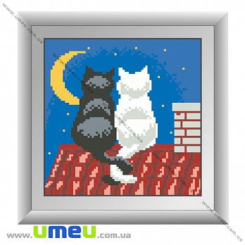 [Архів] Набір алмазного живопису Dream Art Котики на даху 30350, 19x19 см (SXM-035416)