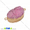 /p37018-konnektor-iz-naturalnogo-kamnya-druza-kvarca-v-metalle-rozoviy-34x18-mm/