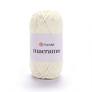 Шнур Macrame YarnArt 90 г, 130 м, Молочный 137 (YAR-063066)