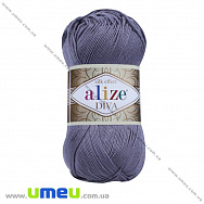 Пряжа Alize Diva 100 г, 350 м, Сіра 348 (YAR-029457)