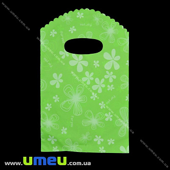 Подарунковий пакетик, 19х12 см, Салатовий (UPK-012346)