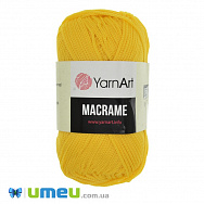 Пряжа YarnArt Macrame 90 г, 130 м, Жовта 142 (YAR-038456)