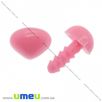Носик зі штифтом, 10х7 мм, Рожевий (DIF-009190)