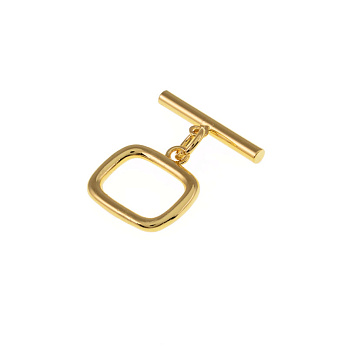 Тогл, 16х13 мм, Латунь с покрытием 18 kt (ZAM-048758)