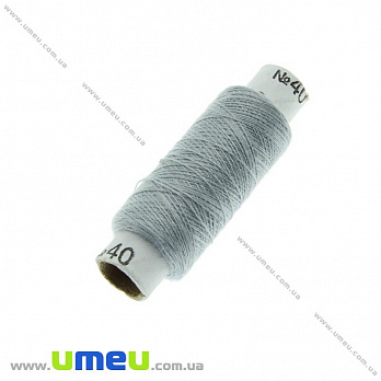 Нить полиэстеровая EVRO №40, Серая, 200 м (MUL-021145)