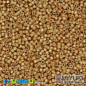 Бисер японский Miyuki Delica 11/0 DB1833, Duracoat Galvanized, Золотистый (BIS-040560)