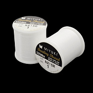 Нить для бисера Miyuki 01, Белая, 50 м (MUL-045277)