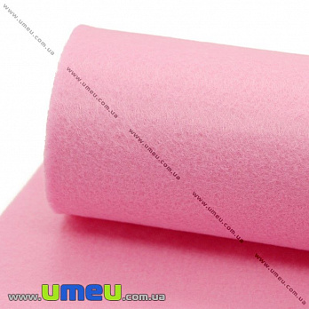 [Архів] Фетр 1 мм, 10х15 см, 163 Рожевий (FLT-011395)