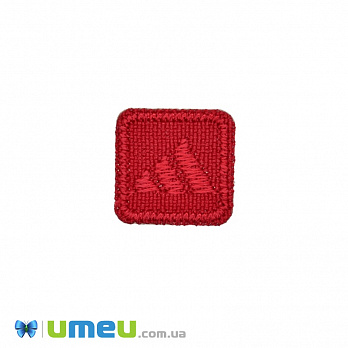 Термоаппликация Adidas, 1,5х1,5 см, Красная (APL-038221)