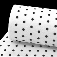 Фетр Горошок 1 мм, 20х28 см, Білий (FLT-056442)