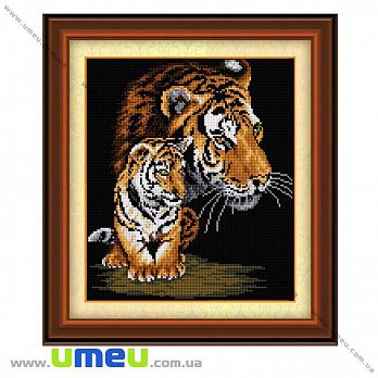 [Архів] Набір алмазного живопису Dream Art Тигриця і тигреня 30044, 33x43 см (SXM-035385)