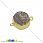 /p36928-konnektor-iz-naturalnogo-kamnya-druza-agata-v-metalle-krugliy-seriy-23x16-mm/