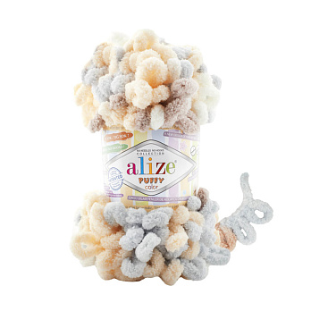 Пряжа Alize Puffy Color 100 г, 9,2 м №6463 (YAR-056909)