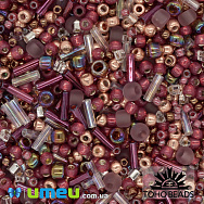 Бісер японський TOHO MIX-3217, Червоно-золотистий (BIS-040504)